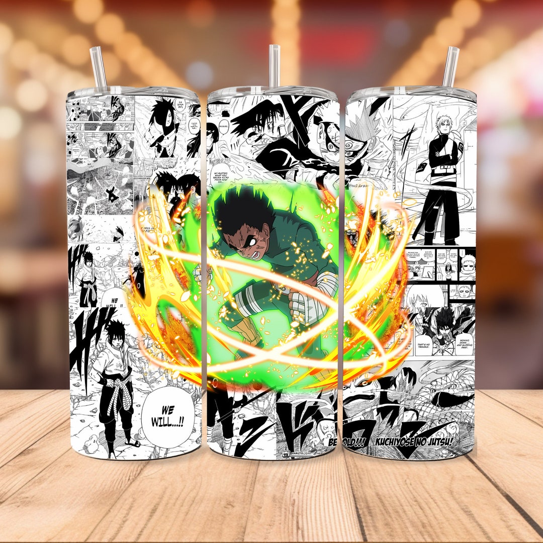 Sublimation Design Straight 20oz Skinny Tumbler Anime Manga Panel