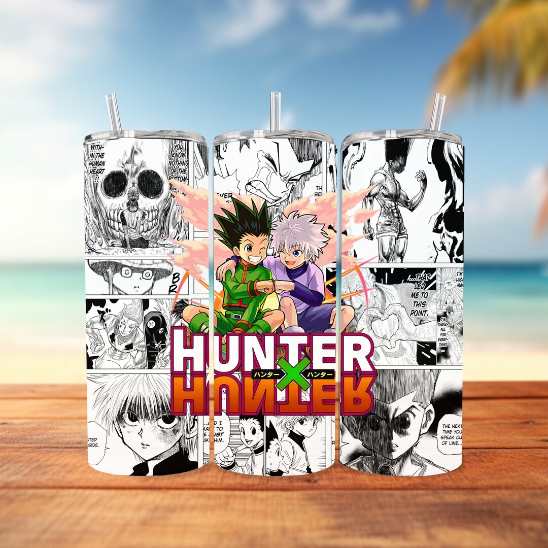 Sublimation Design Straight 20oz Skinny Tumbler Anime Manga Panel