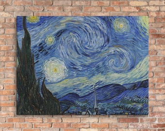 ヴィンセント・ヴァン・ゴッホ作「星月夜」 | キャンバスプリント