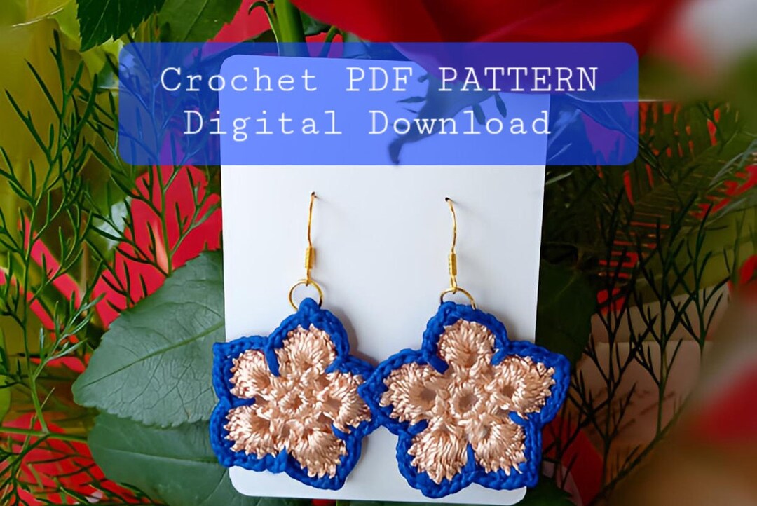 Crochet Pattern Flower Motif Earrings Digital Download IO Etsy crochet-pattern-flower-motif-earrings-digital-download-io-etsy