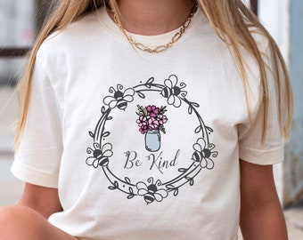 Be kind shirt, motivational shirt, bee shirt, kind shirt, Inspirational shirt, gift for her, gift for Mom, kindness shirt, positive shirt