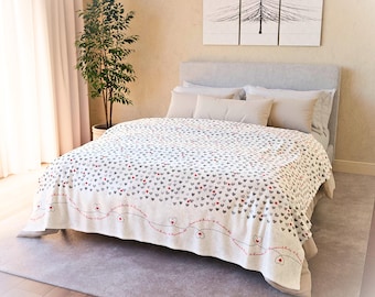 Personalized Couples Blanket | Custom name & message | romantic gift for wedding anniversary, birthday, engagement, girlfriend, boyfriend