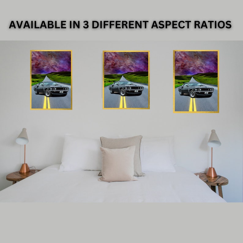 Vintage Car Posters Digital Wall Art Cars Poster Gift for Etsy