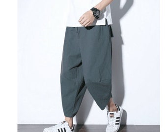 Deep Drop Crotch Pants A05527M - Etsy