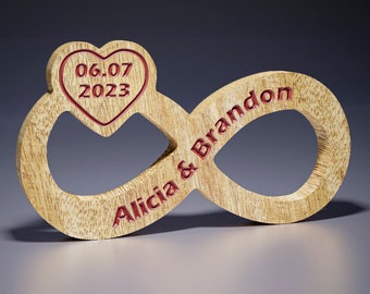 Wedding sign with date | CNC file for wood router or 3d printer | Anniversary sign |