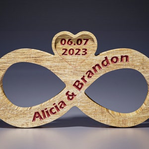 Wedding Gift Sign With Date | CNC File for Wood Router or 3d Printer ...