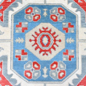 Hand Knotted Oushak Turkish Rug: Large Wool Area Rug