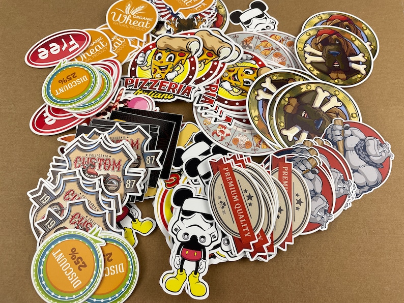 50 Custom Die Cut Vinyl Stickers the Ultimate Branding Solution