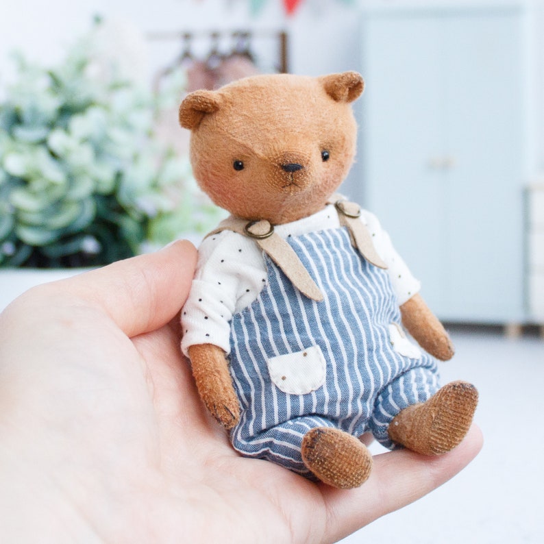 Overalls Sewing Pattern for Teddy Bear, Doll Clothes Pattern, Toy Dress ...