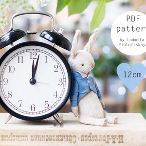 Teddy bunny and jacket pattern, bunny sewing pattern, teddy bear pattern, bunny clothes sewing pattern