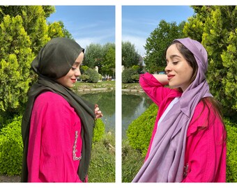 Upptäck utsökt elegans med vår kollektion av pashminasjal – perfekt för blygsam mode och snygga accessoarer
