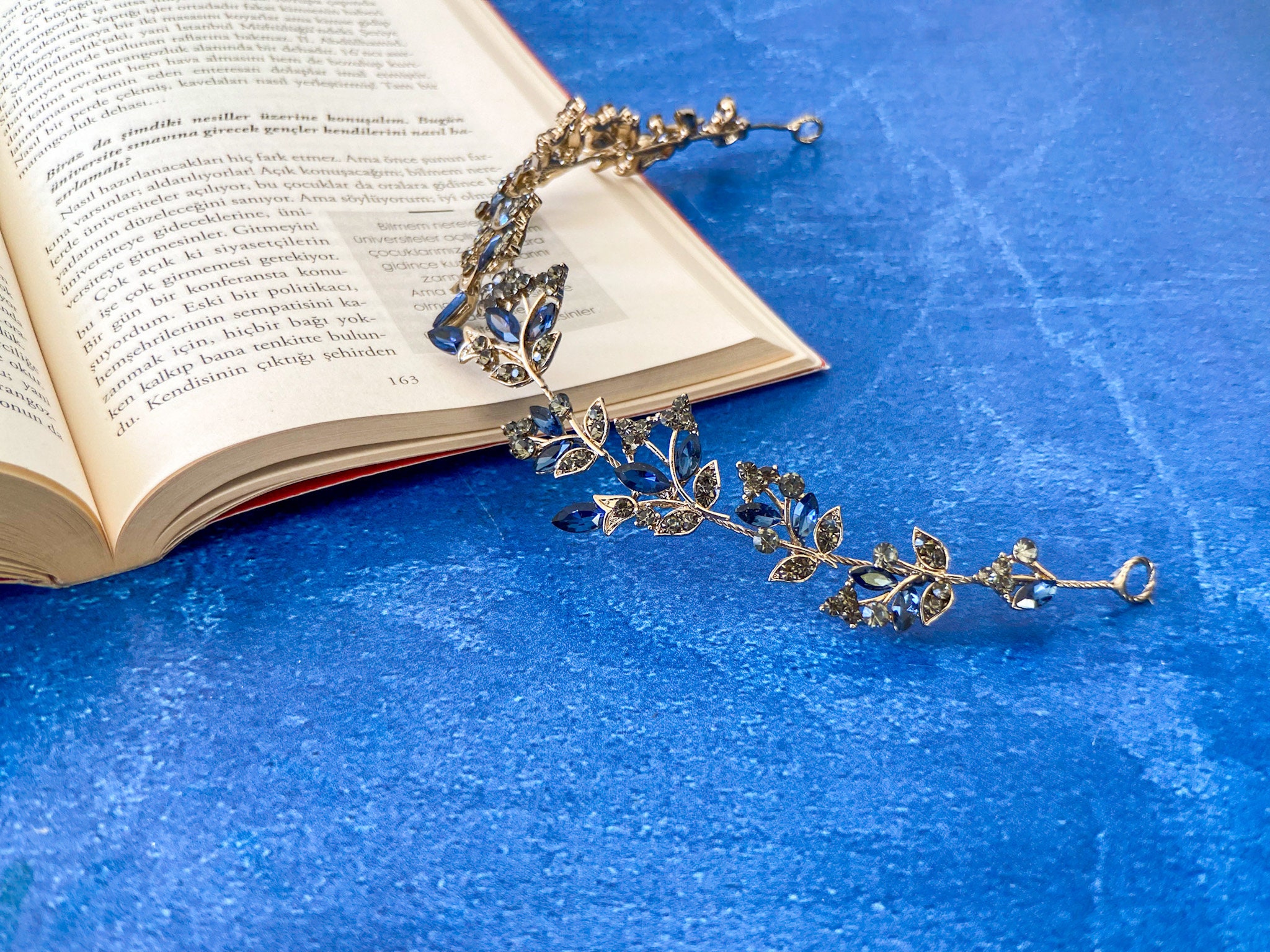 Golden Floral & Pearls Tiara Crown, Tiara Wedding, Gold Tiaras, Gold