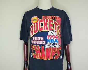 Vintage Collectible T-shirt Houston Rockets 1994 NBA Finals World