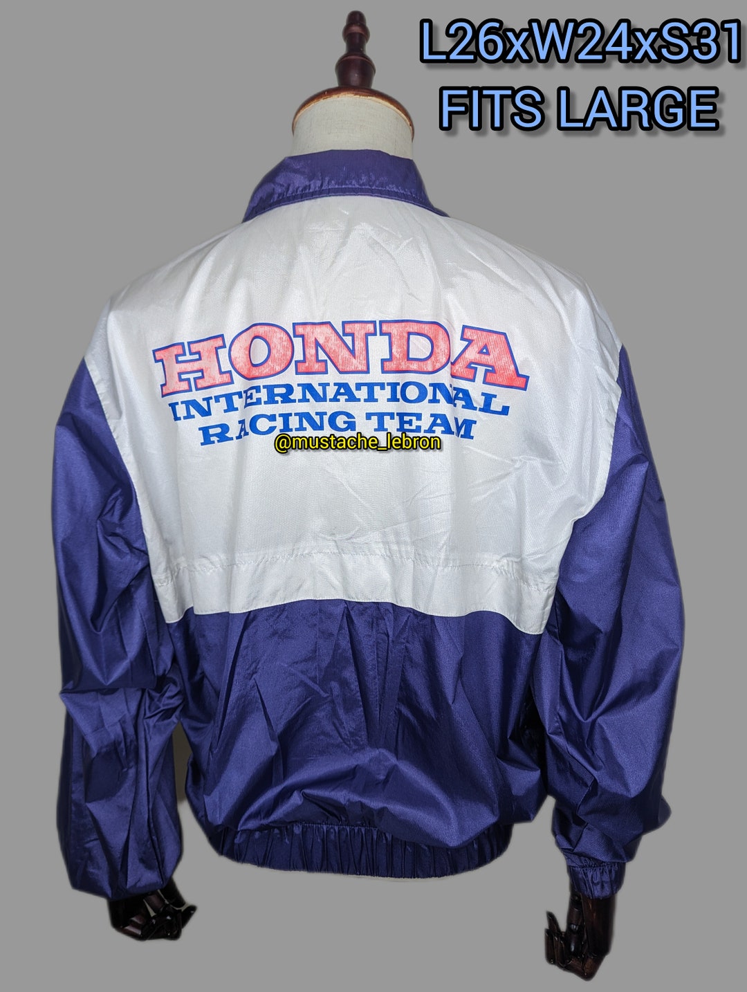 Rare Vintage Honda International Racing Team Jacket With Racing