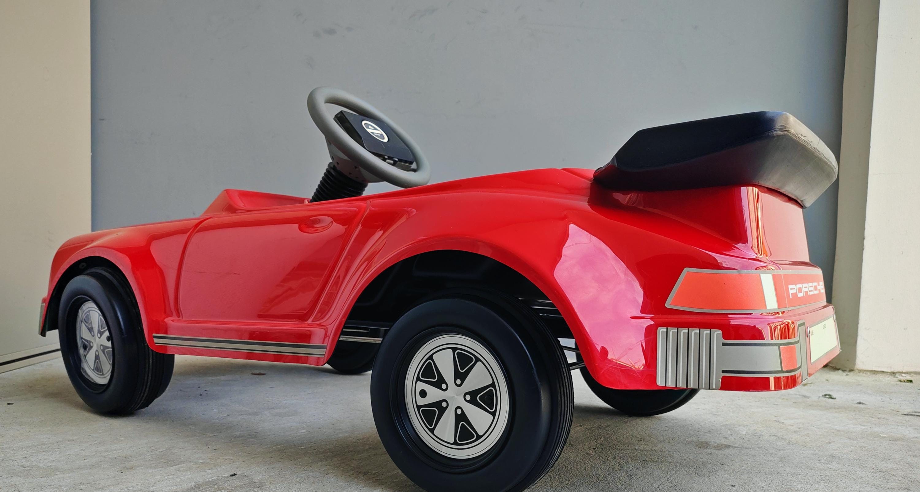 1980s Showa Porsche 911 Turbo Pedal Car Red Made by Toshima