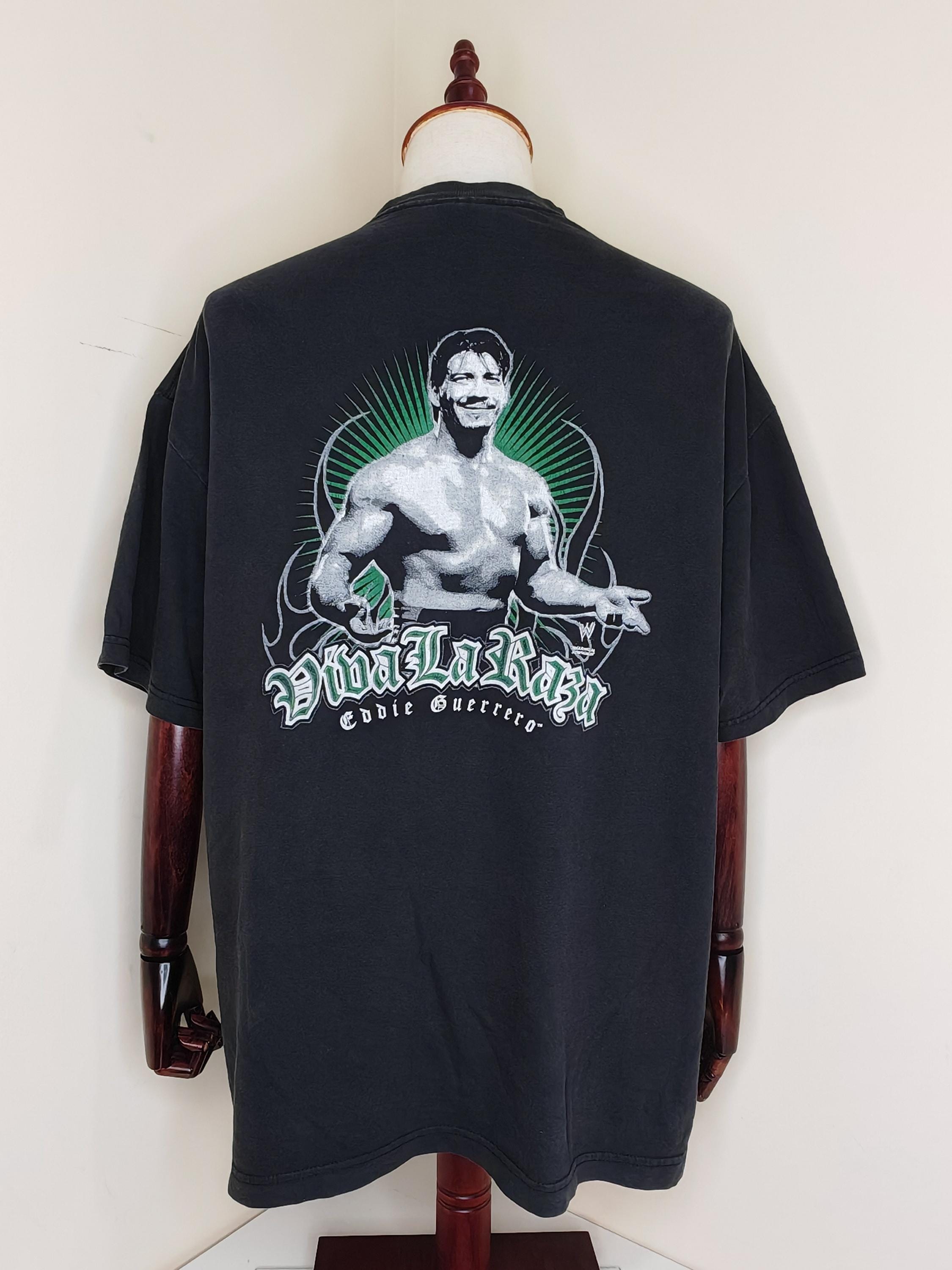 Rare XL Eddie Guerrero Latino Heat Viva La Raza Wrestling T Rare XL Eddie Guerrero Latino Heat Viva La Raza Wrestling T