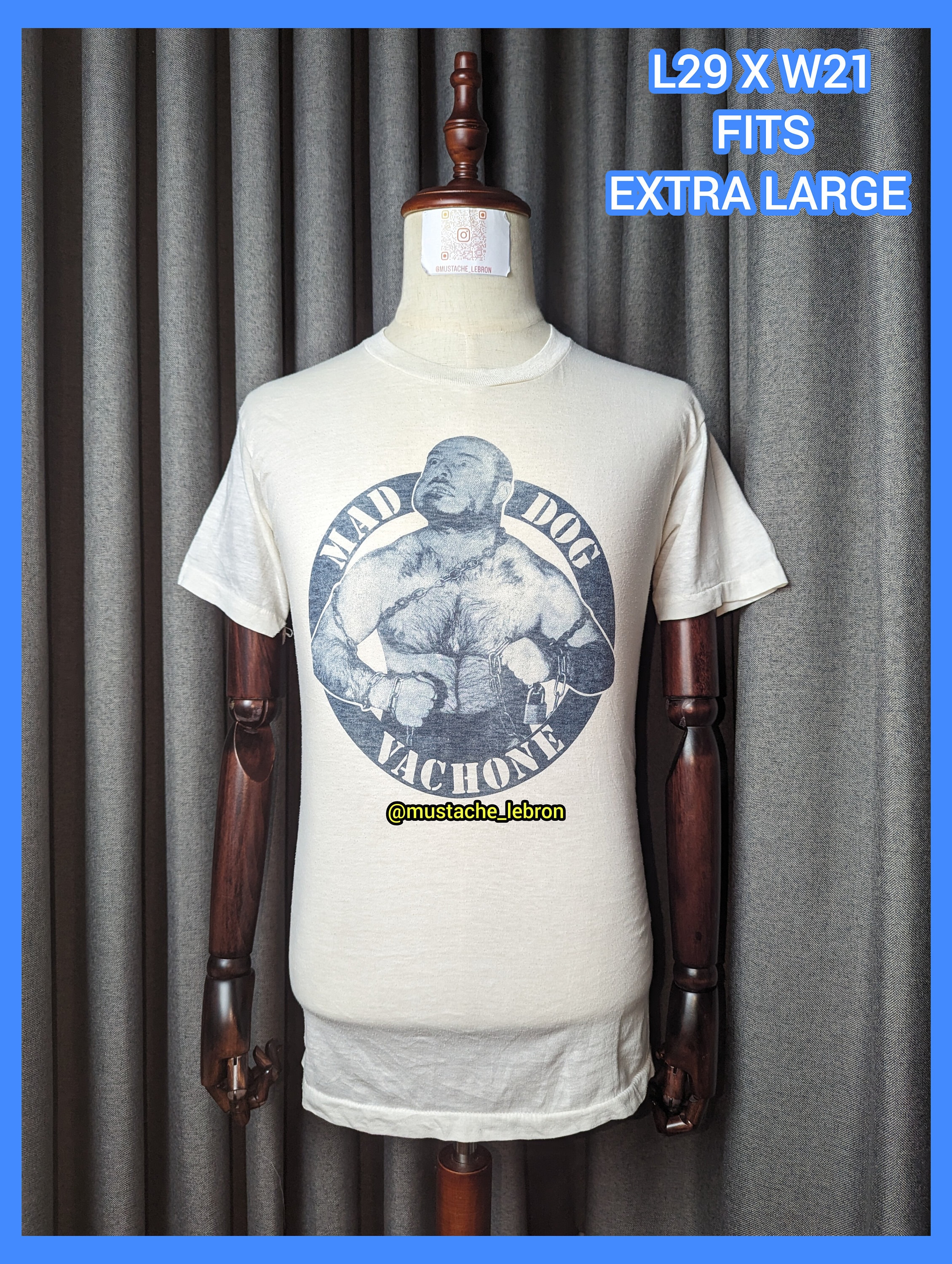 Ultra Rare 1980s Maurice Mad Dog Vachon Wrestling XL Shirt - Etsy