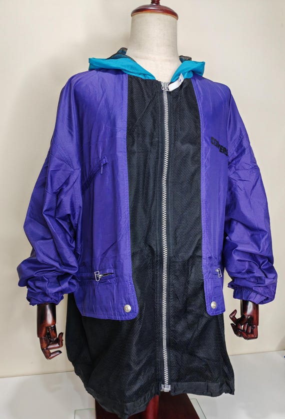 Vintage!! Converse All Star Snap Button Windbreaker Jacket