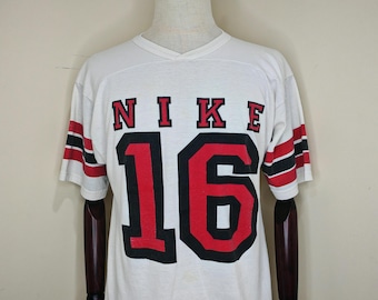 Rare Vintage 80s Nike USA Cotton Sports Jersey Large