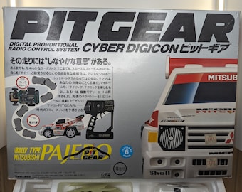 Super Rare 80s Pit Gear Yonezawa Mitsubishi Pajero Rally Car RC