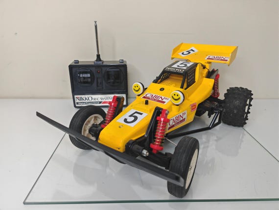 ミニカー NIKKO THUNDERBOLT FRAME BUGGY 1/10 Nikko F10 Thunderbolt 2WD 1:10 RC Frame Buggy W/ Radio and