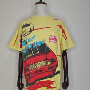 1993 Winston Racing Team Cup Racing AOP T-Shirt SingleStitch XL