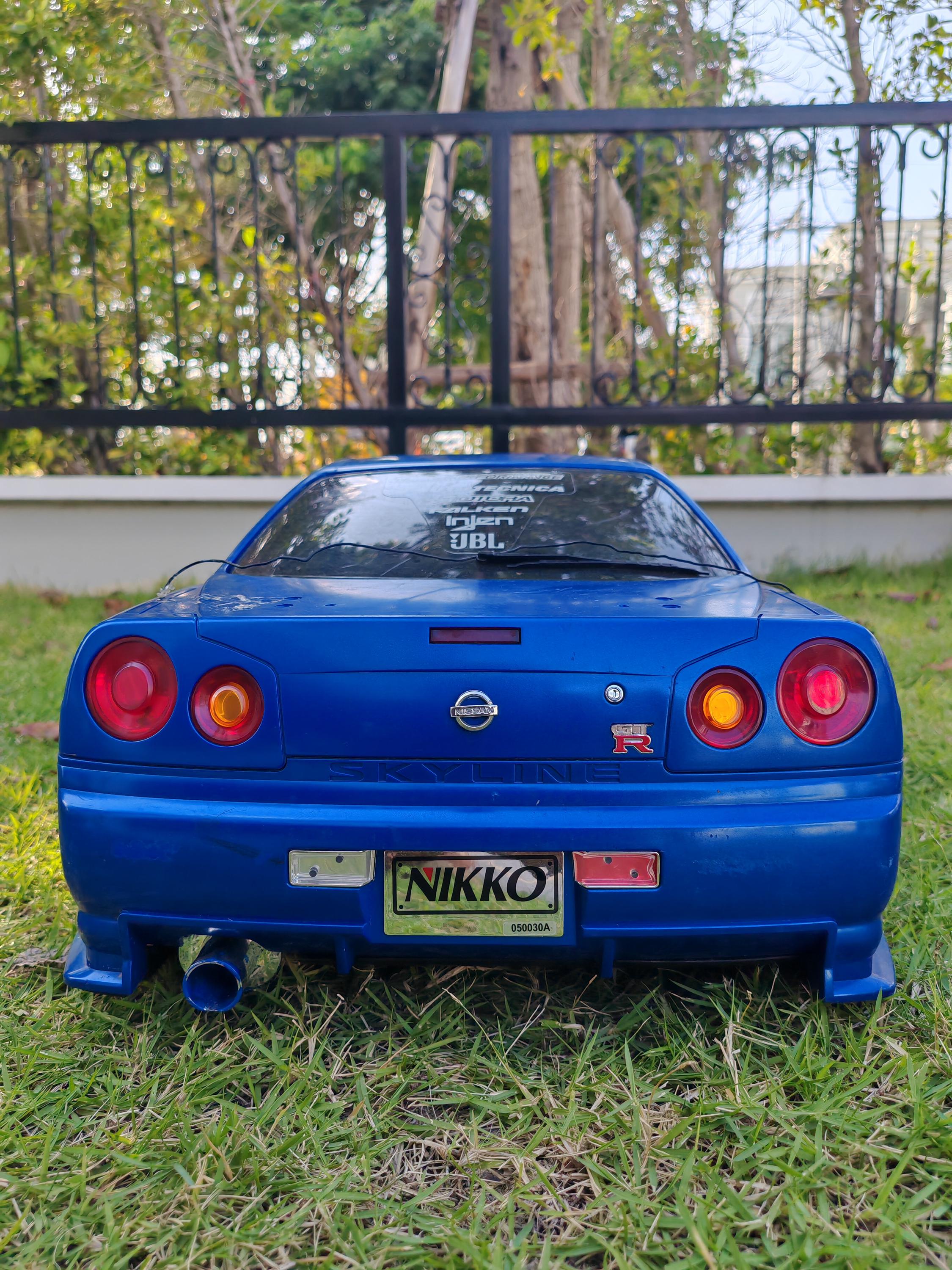Rare 1:5 Scale Nikko Nissan Skyline GTR R34 Radio Controlled Rare 1:5 Scale Nikko Nissan Skyline GTR R34 Radio Controlled