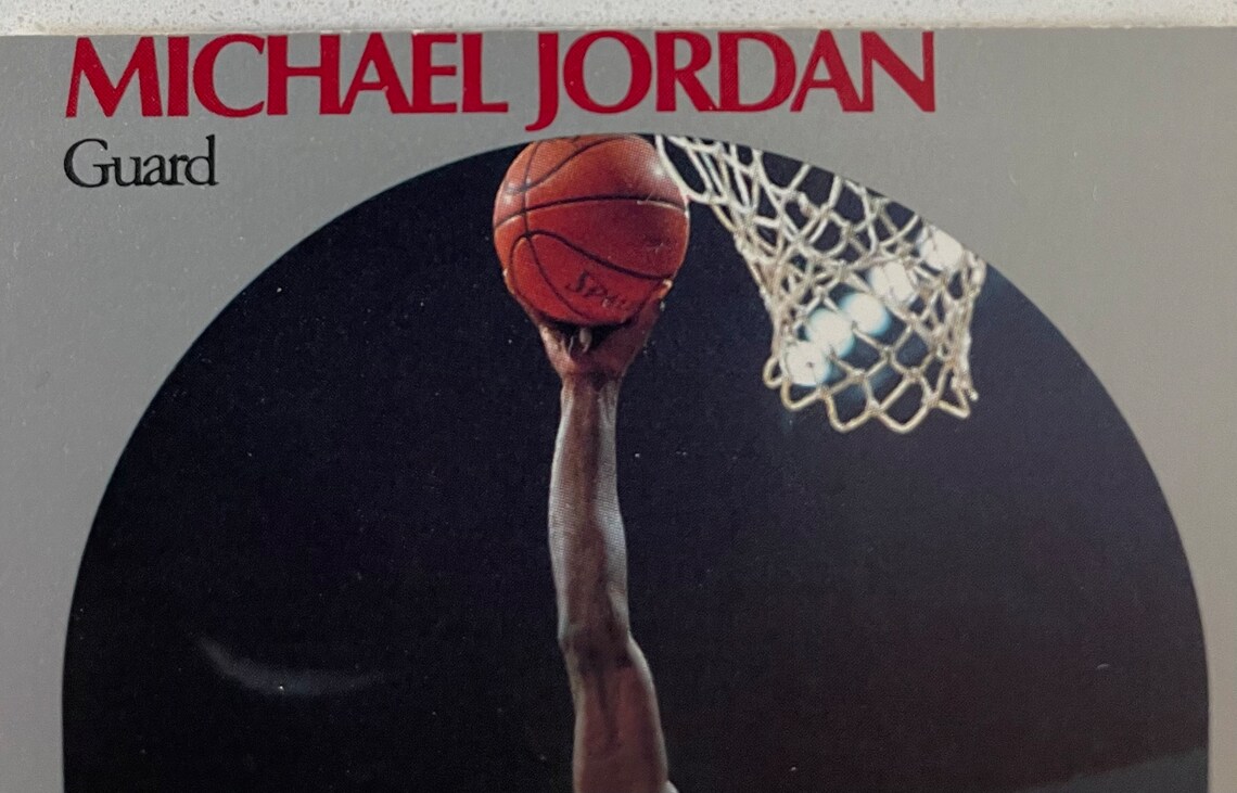 michael jordan chicago bulls nba hoops card