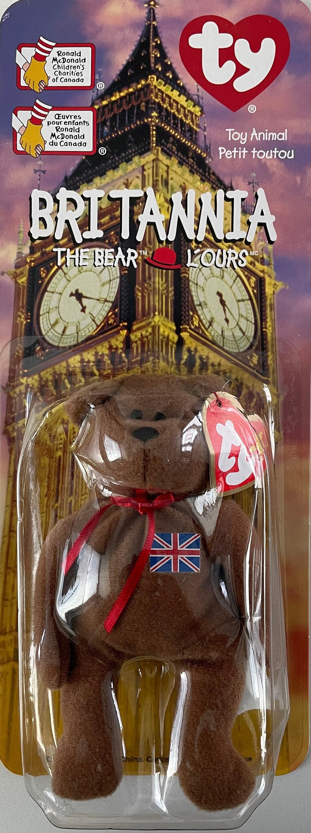 Beanie Babies britannia the Bear Highly Collectible Beanie Babies 1999 Featuring britannia the