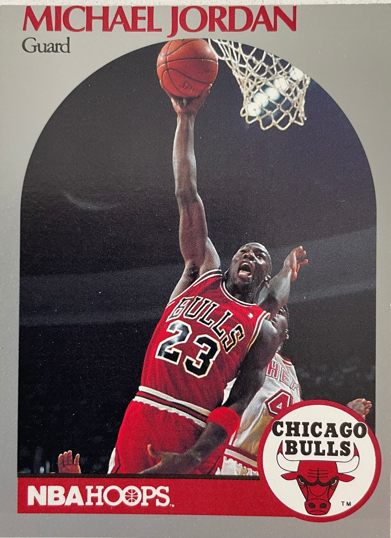 michael jordan chicago bulls nba hoops card