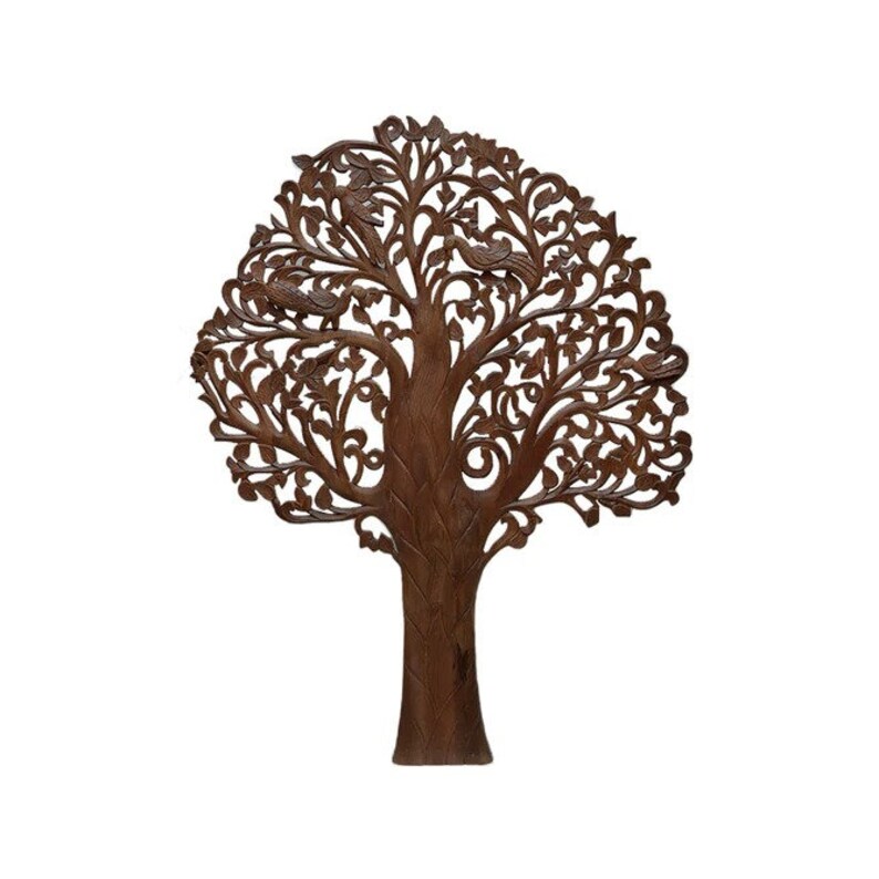 Tree Hand Carved Wooden Tree Wooden Wall Art Wooden Tree for Home Tree