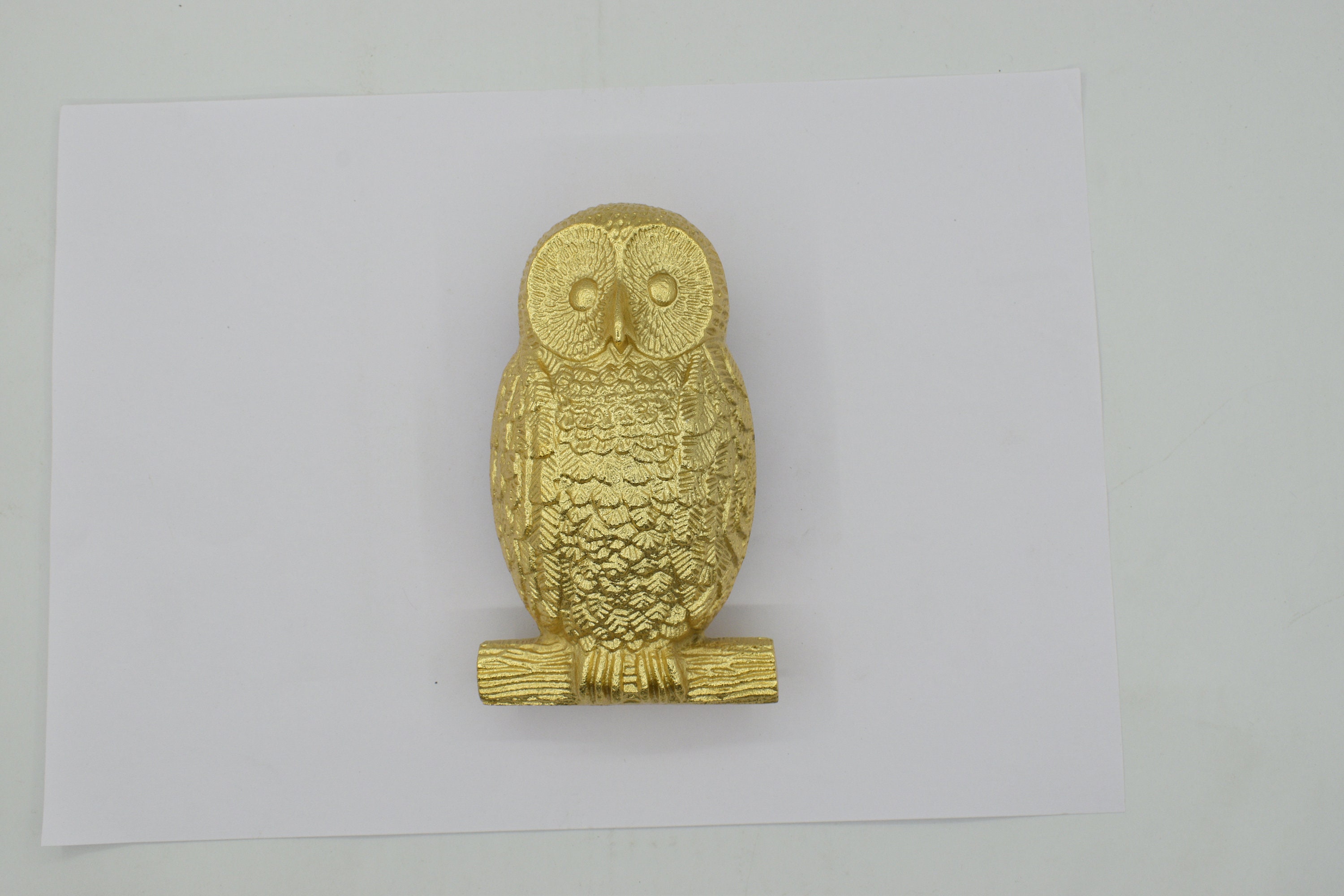 Owl Brass Door Knocker - Signature Hardware Owl Brass Door Knocker - Signature Hardware