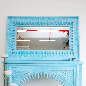 Indischer handgefertigter Spiegelrahmen Vintage-Rahmen Maharaja Spiegelrahmen Spiegelrahmen für Zuhause