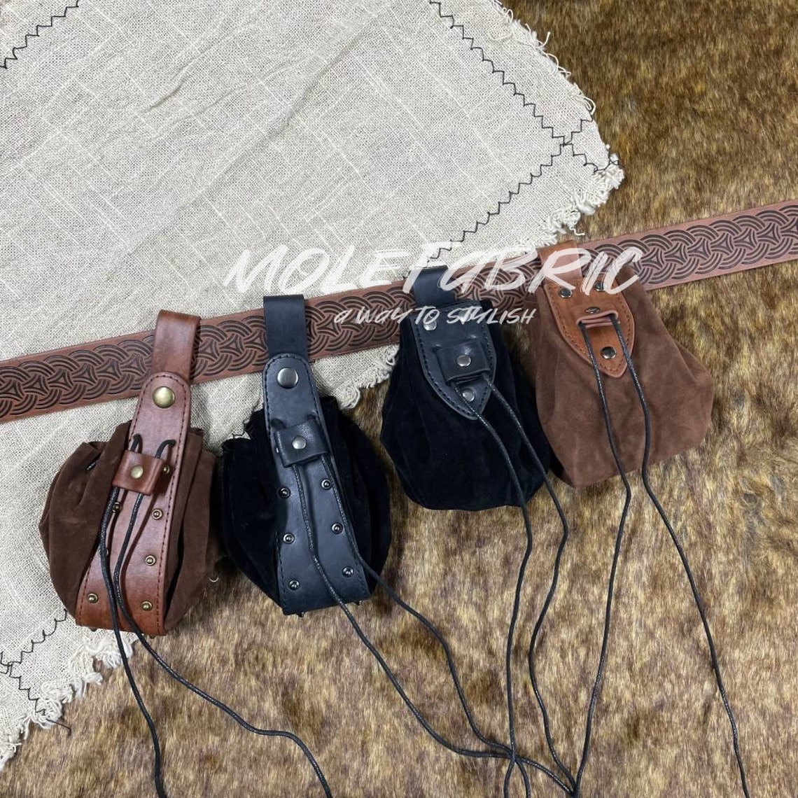 Cinturones Medievales Bolso De Cinturón Medieval Renacentista