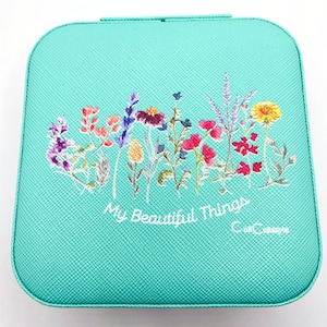 Teal My Beautiful Things Pudełko na Biżuterię