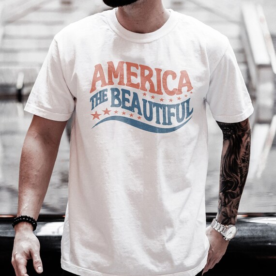 America The Beautiful Shirt, Independence Day T-Shirt, 4th Of July Shirt, Patriotic Shirt, Women&#39;s 4th Of July Shirt, Fourth Of July Shirt