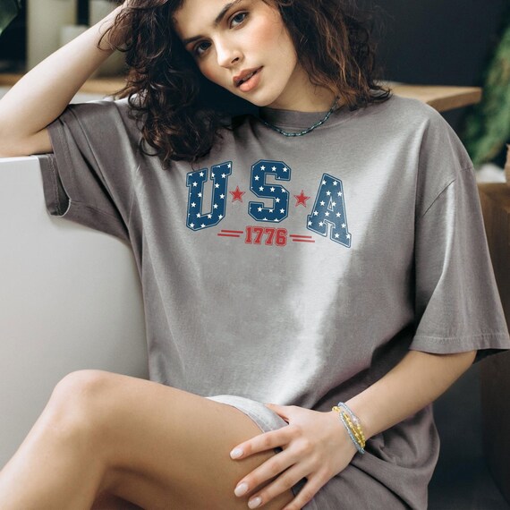 USA 1776 Shirt, Est 1776, Fourth Of July Shirt, 1776 Tee, Red White Blue Shirt, 4th Of July Shirt, Patriotic Shirt, Independence Day Shirt