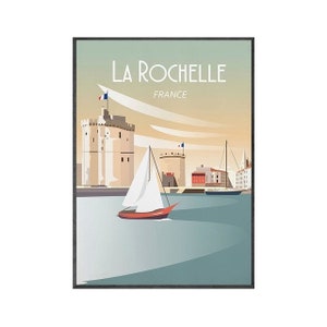 Cartaz de viagem de La Rochelle