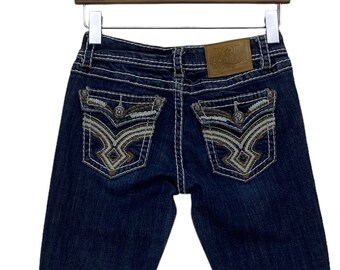La Idol USA Flare Jeans - Embellished Denim, Size 23