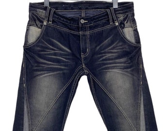 ショーン・ジョン 刺繍入りバギージーンズ - ヒップホップ