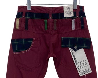 Dominates Pants Size 32 M W32xL31.5 Dominates Double Waist Jeans Punk Pants Japanese Brand Pants