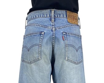 Vintage Levis 512 Jeans: 90s High Waist Light Wash Denim, W30 L28