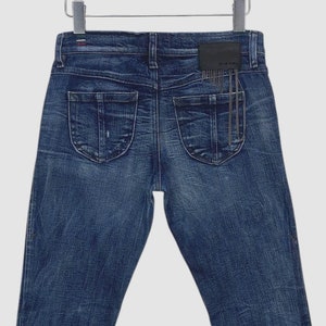 Diesel Jeans Size 26 W26xL28 Diesel Industries Denim Jeans Diesel Distressed Jeans Pants Made in Italy