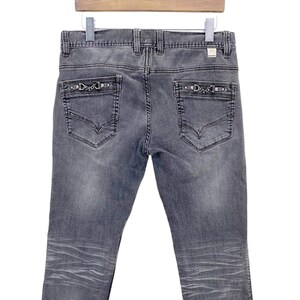 パンツ 00s nicole leather pockets flared denim パンツ 00s nicole leather pockets flared denim Nicole Club