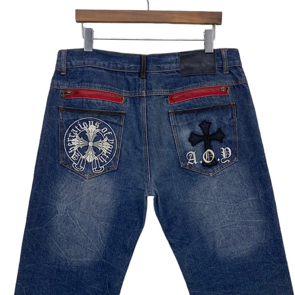 Abberations Pants Size 36 W36xL32 Abberations Denim Jeans Japan Hickory Jeans Pants