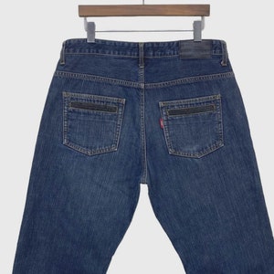ILLS Jeans Größe 36 W36xL30.5 Faded Wash Japanische Baggy Jeans Hose