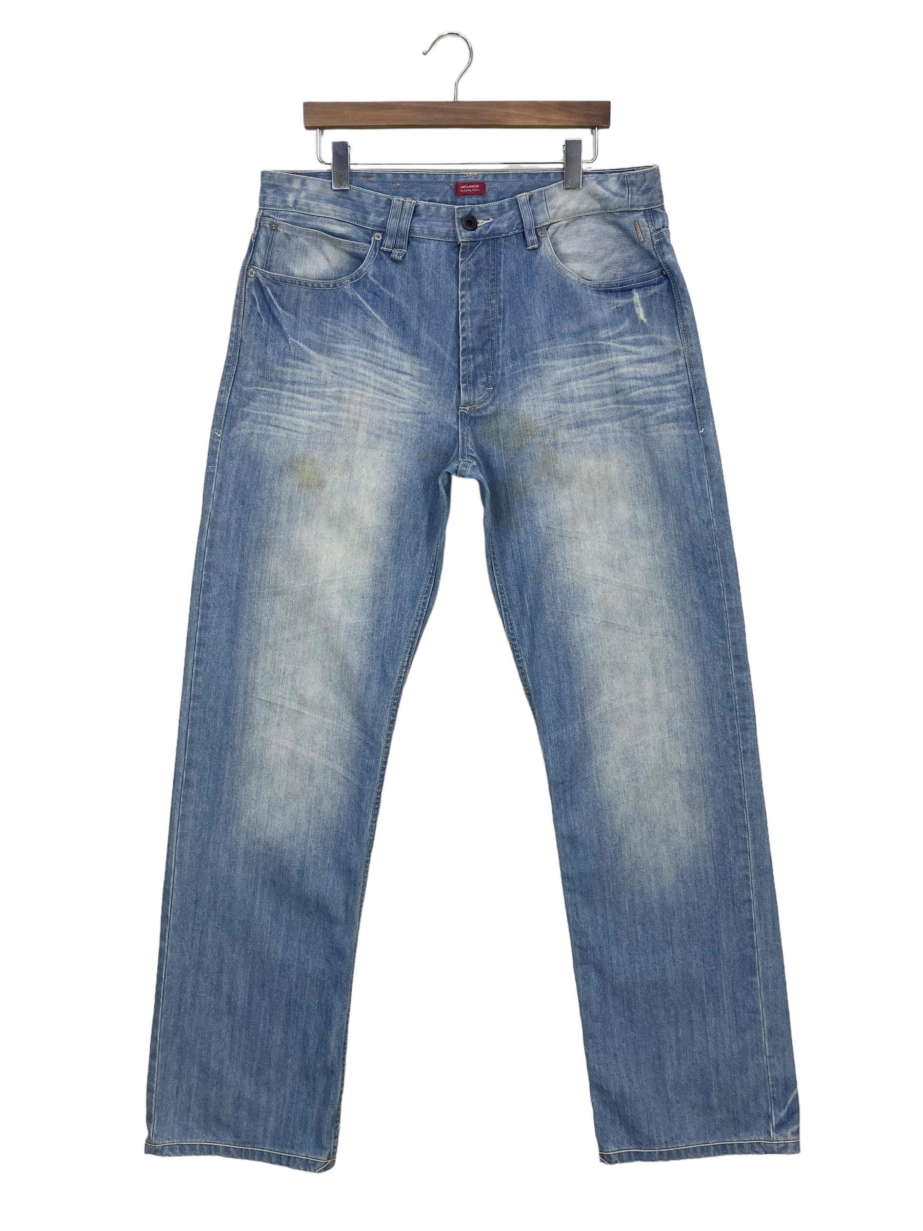 ショーン・ジョン バギージーンズ：ダメージ加工ヒップホップ スケート