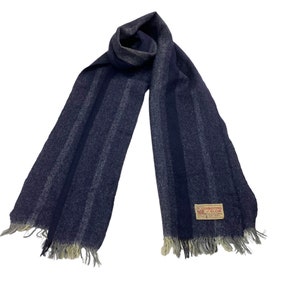Inverallan Scarf Hand Knitters Pure Wool Vintage Scarves