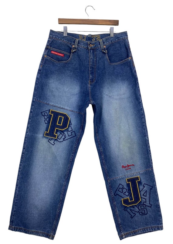 Pepe Jeans Size 36 W36xl33 Pepe Jeans Patchwork Baggy Hip Pepe Jeans Size 36 W36xl33 Pepe Jeans Patchwork Baggy Hip