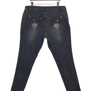 Rocawear Vintage Embroidered Logo Jeans, Size 39